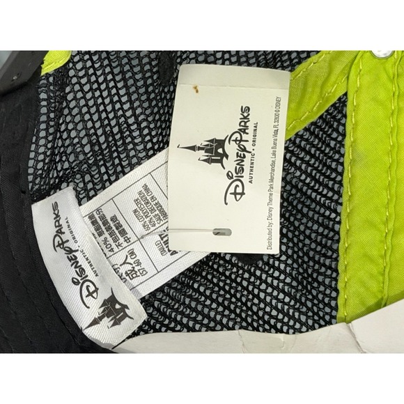 Disney Parks Mickey Mouse NWT Trucker Snap Back Hat Black Mesh Hawaii Tropical - Picture 8 of 8